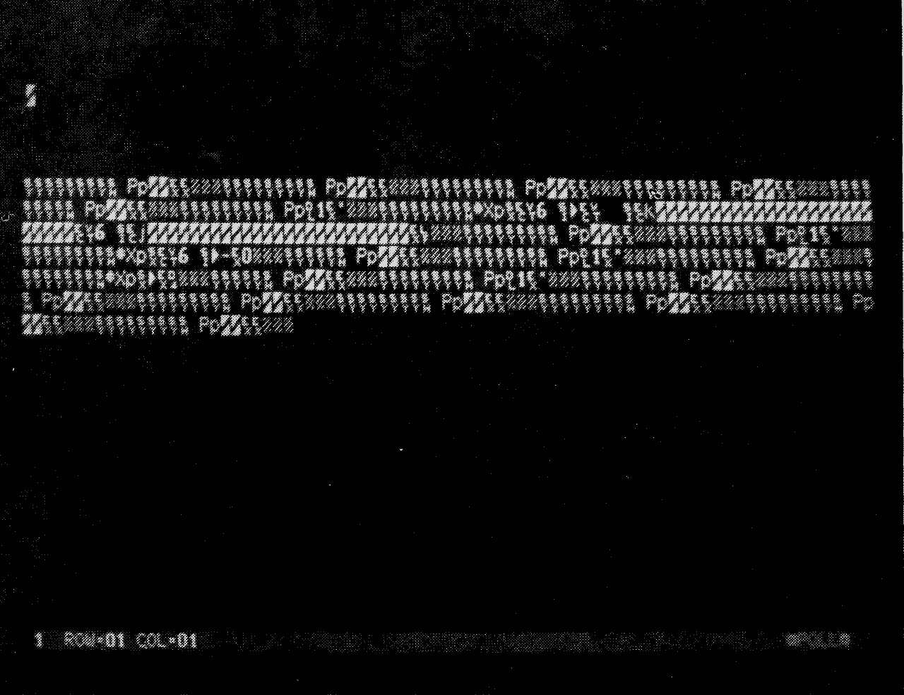 Line monitor display for the UNIVAC UTS 20